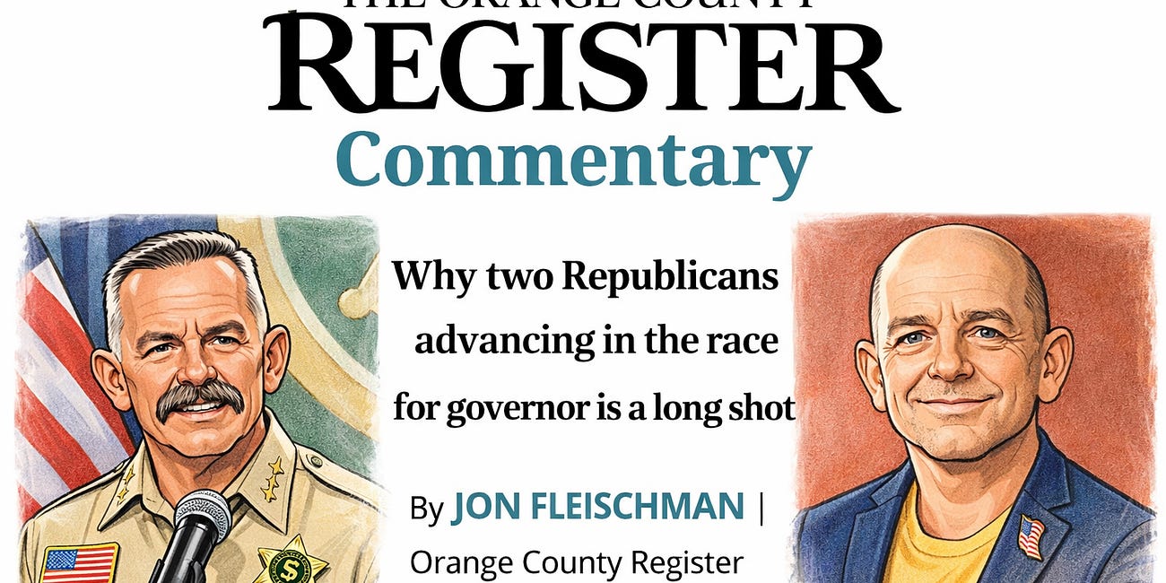 Why Two Republicans Advancing In The Race For Governor Is A Long Shot