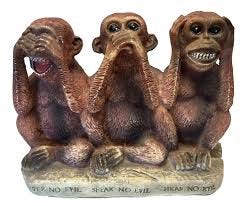 3 Wise Monkeys See No Evil, Hear No ...