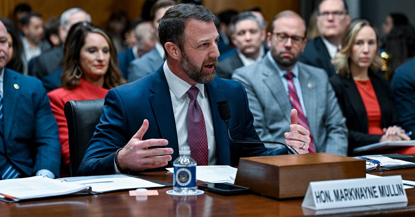 Trump Live Updates: Markwayne Mullin Faces DHS Confirmation Hearing and  Latest News - The New York Times