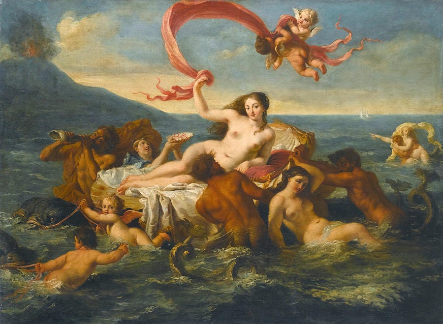 The Birth of Venus #2 by Attributed to Noel-Nicolas Coypel