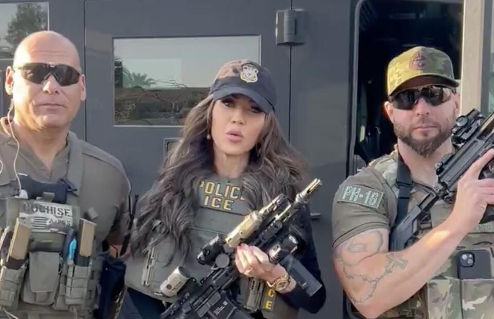 Kristi Noem Criticized for Gun Safety Violation During ICE Raid Kristi Noem Criticized for Gun Safety Violation During ICE Raid