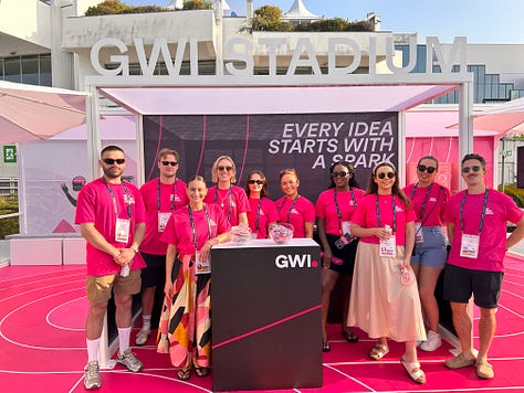 GWI Team & stand at The Cannes Lions Festival 2025