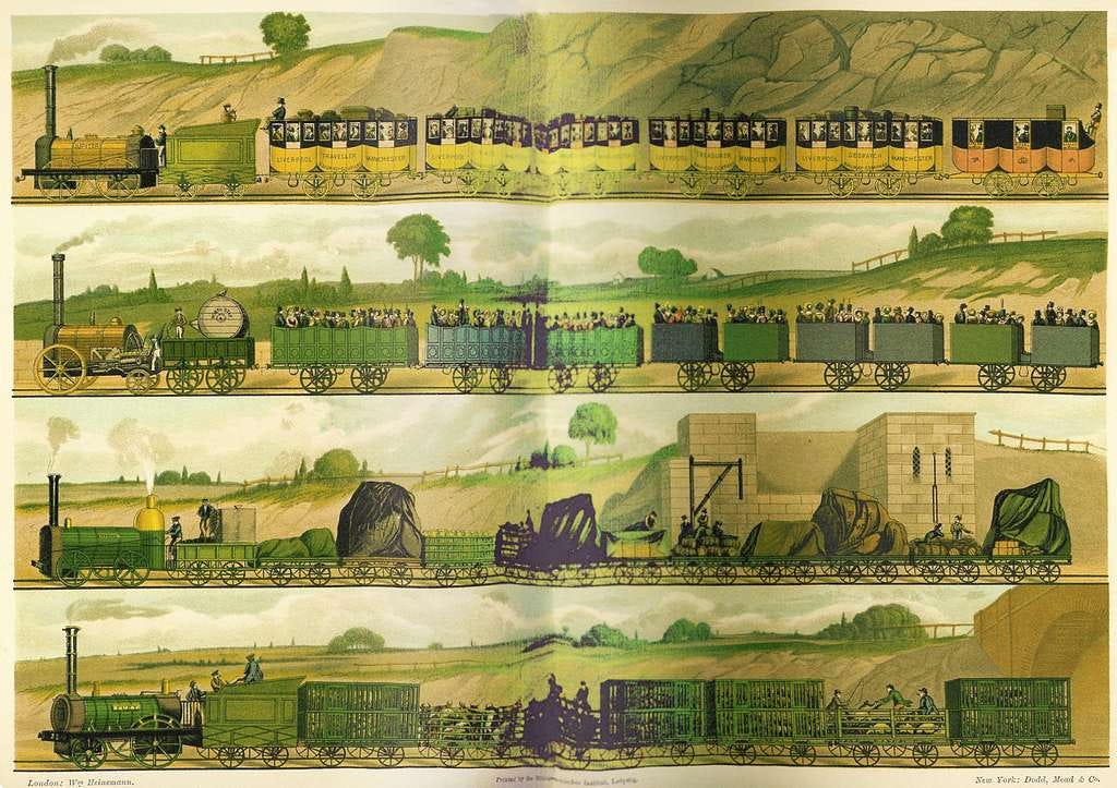 Liverpool and Manchester Railway 1831 - 3 - PICRYL - Public Domain Media  Search Engine Public Domain Search
