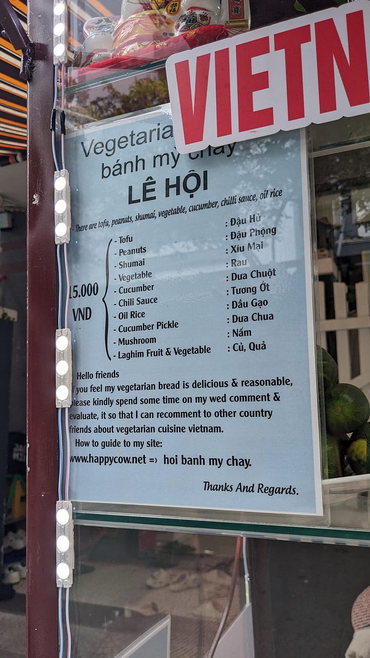 exterior of the stand and menu