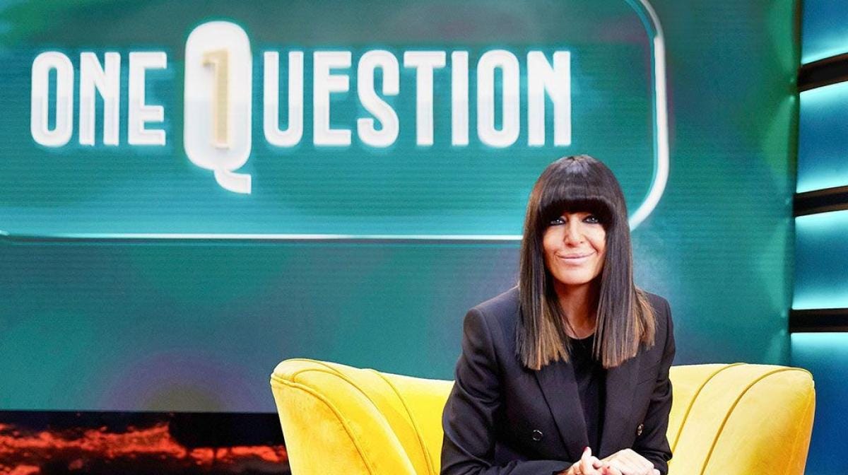 Claudia Winkleman returns to ask One Question | Channel 4 Claudia Winkleman returns to ask One Question | Channel 4
