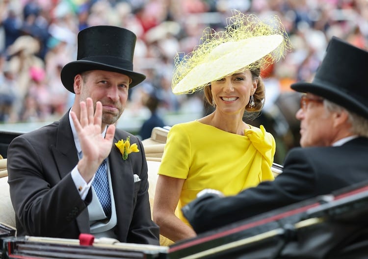 Prince William and Kate Middleton match in sunny looks at Royal Ascot - ABC  News
