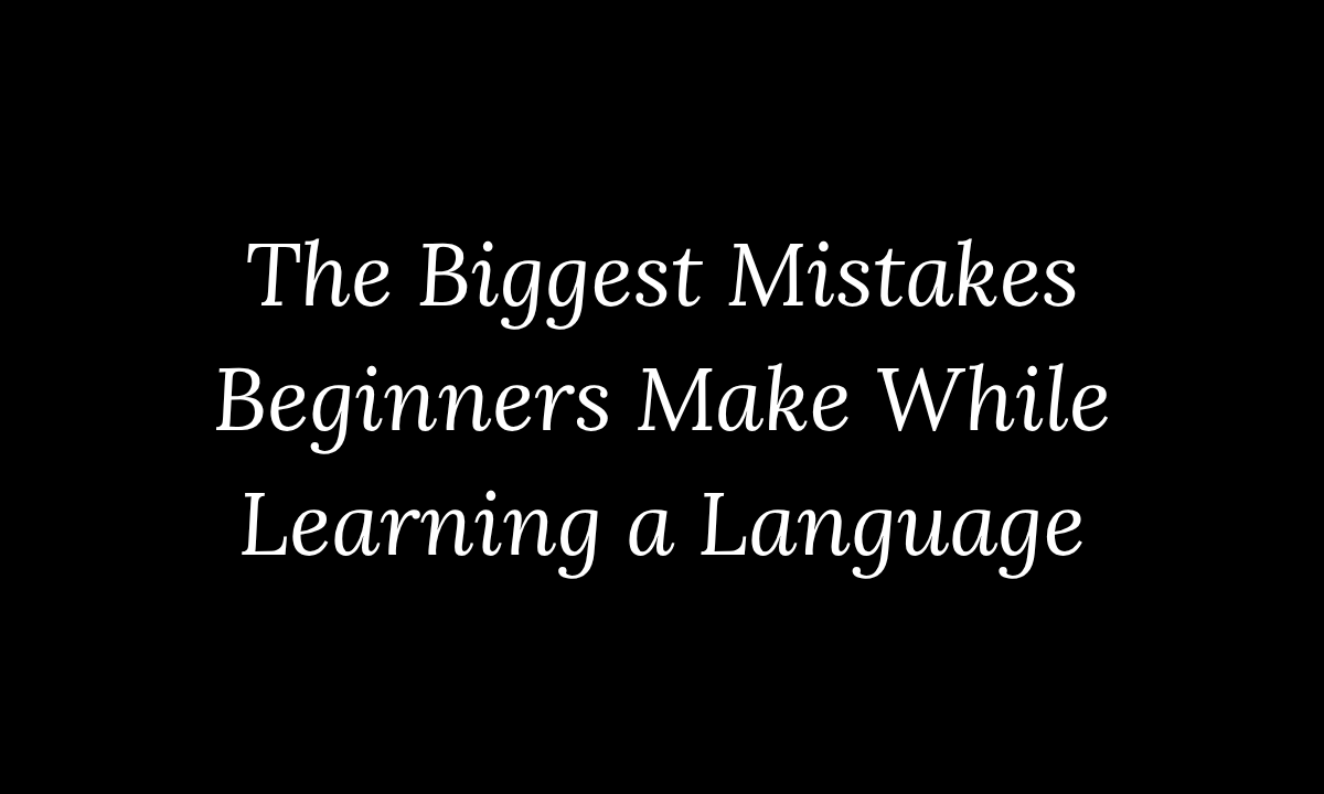 Beginner language learner avoiding common mistakes while studying English, Spanish, and Japanese with a structured learning plan based on how language learning really works by My Language Classes.