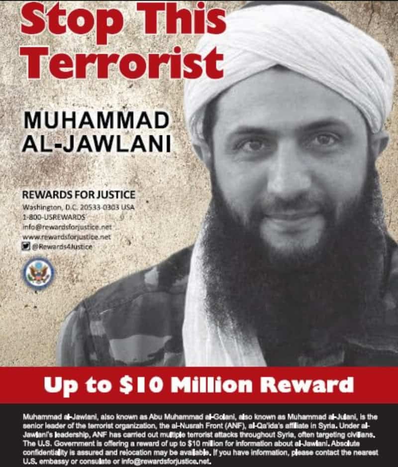 US removes $10 million reward for Hayat Tahrir al Sham leader - FDD's Long War Journal US removes $10 million reward for Hayat Tahrir al Sham leader - FDD's Long War Journal