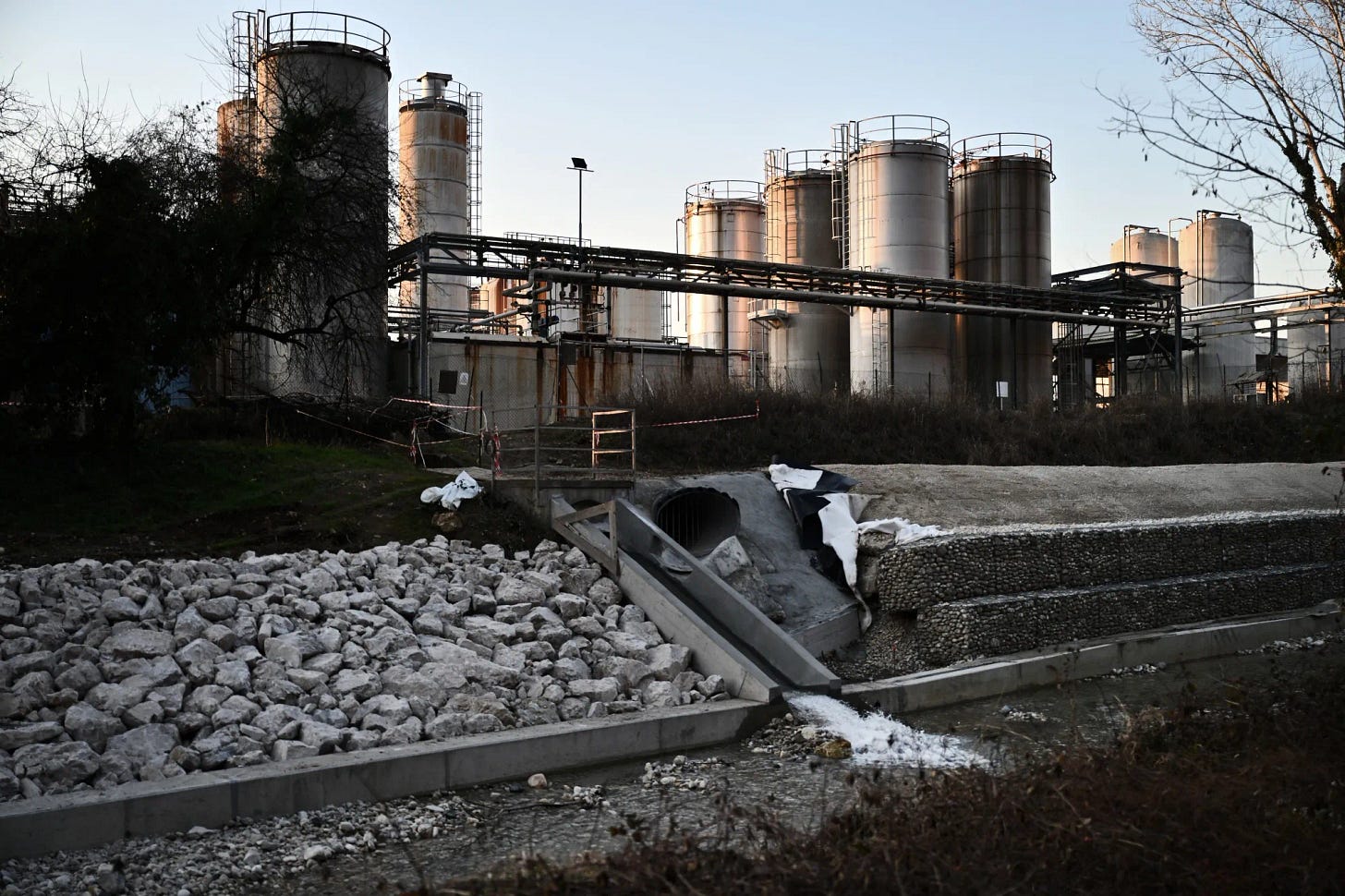 Photo of the now defunct Miteni plant in Veneto, Italy