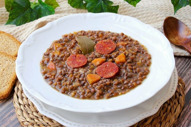 Lentejas con chorizo