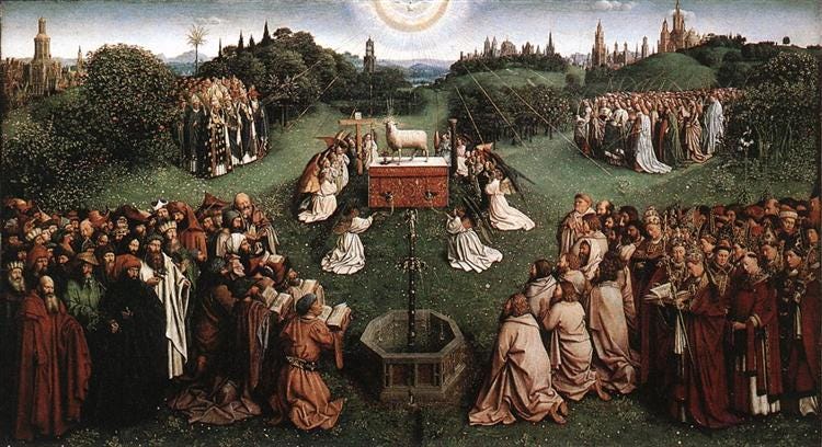 Adoration of the Lamb, 1432 - Jan van Eyck