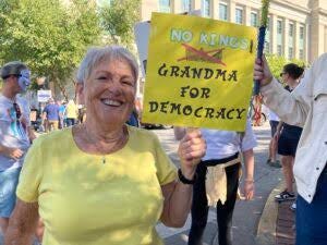 I love America': 'No Kings' protesters rally across Kentucky opposing Trump • Kentucky Lantern I love America': 'No Kings' protesters rally across Kentucky opposing Trump • Kentucky Lantern
