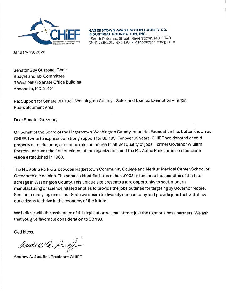 SB0193 - Washington County - Sales and Use Tax Exemption - Target Redevelopment Area Committee Testimony