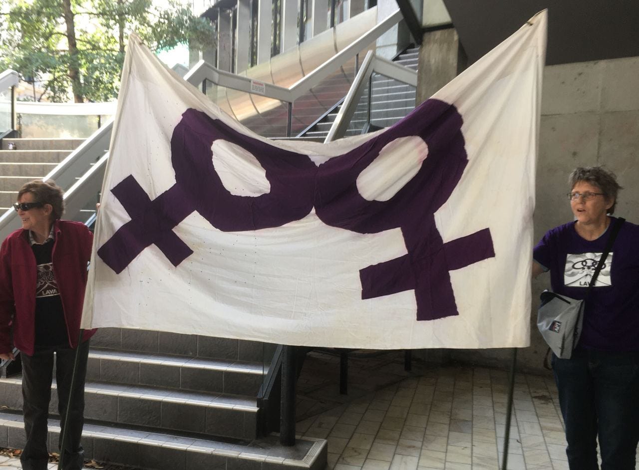 LAVA at Pride demonstration