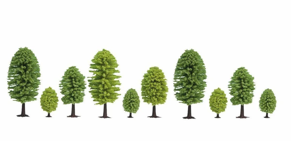 26901 Noch Package 10 Trees Decidui Height For 5 IN 9 CM