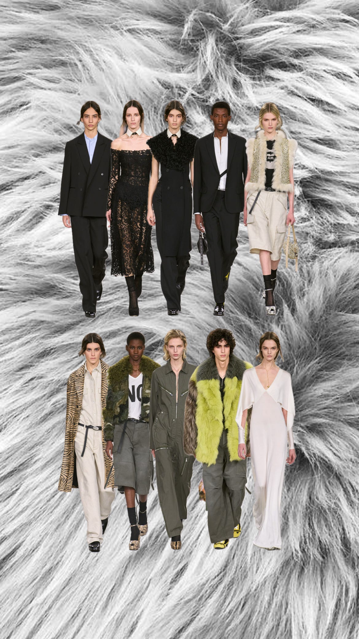 Diesel, Jil Sander, Fendi, Prada - by caroline ludomir