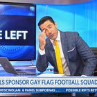 Here's A Newsmax Idiot Having An Aneurysm Over Gay Flag Football, Happy Pride!