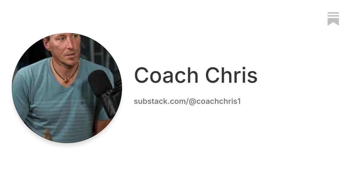 Coach Chris | Substack