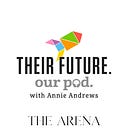 Logo for Their Future. Our Pod.