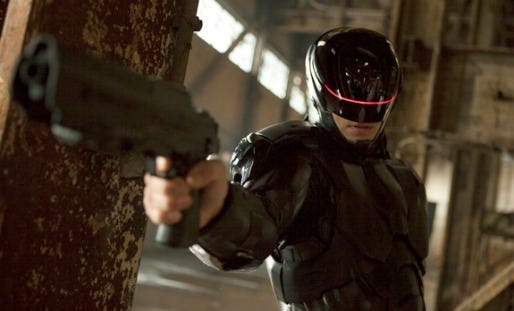 Joel Kinnaman in MGM/Columbia Pictures' ROBOCOP. Joel Kinnaman in MGM/Columbia Pictures' ROBOCOP.