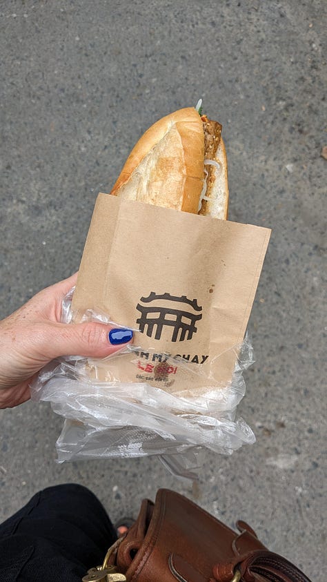 assorted bánh mì sandwiches