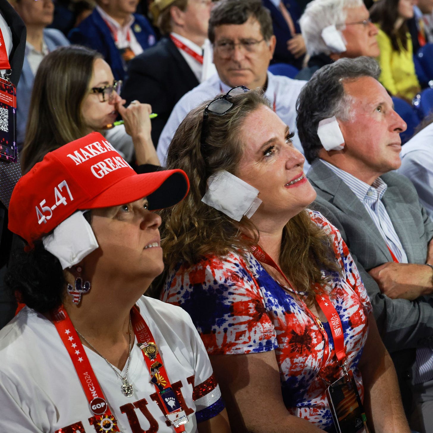 Trump bandage "newest fashion trend' at RNC