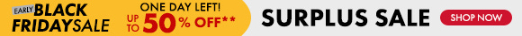 Early Black Friday - Surplus Sale: Up to 50% Off** Early Black Friday - Surplus Sale: Up to 50% Off**