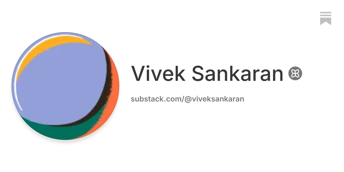 Vivek Sankaran | Substack