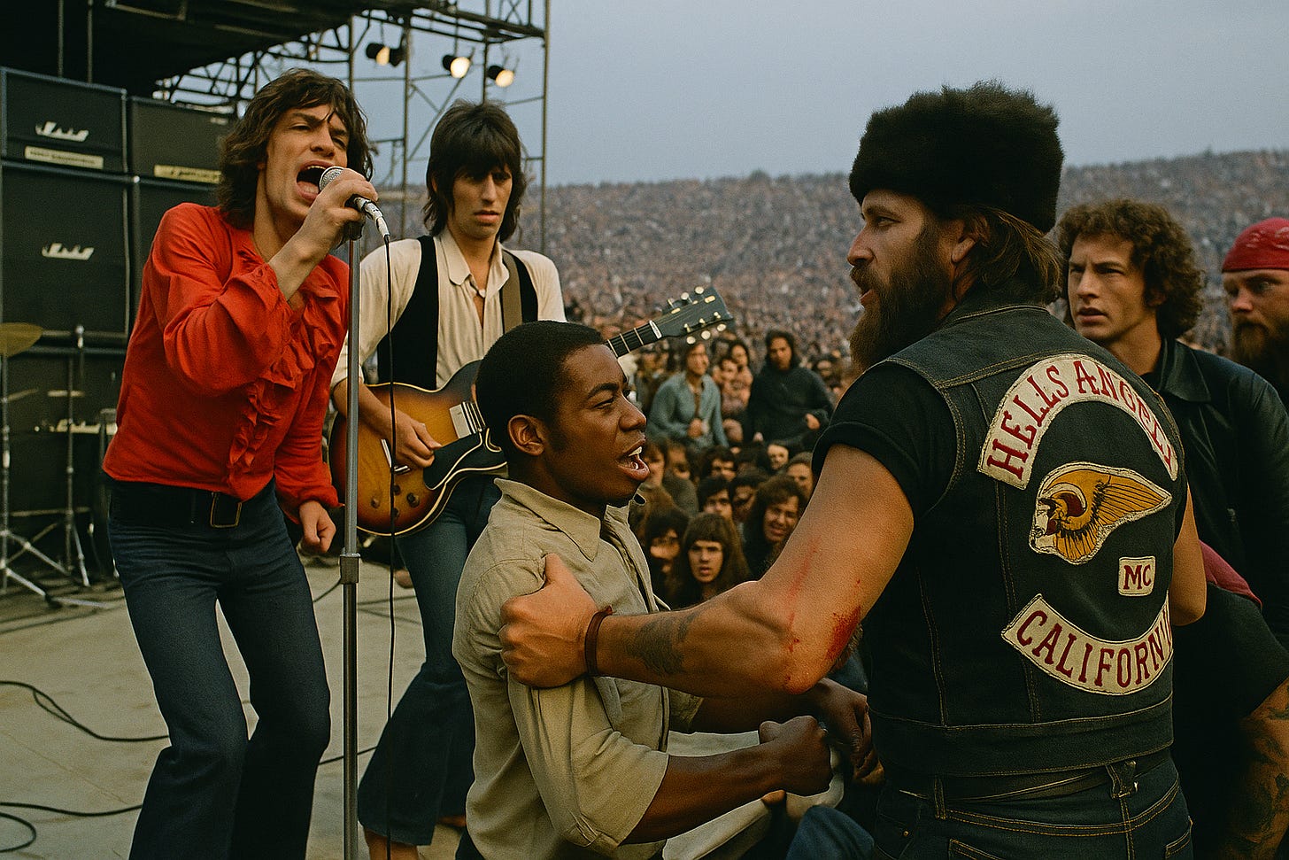 Rolling Stones Concert and Tension