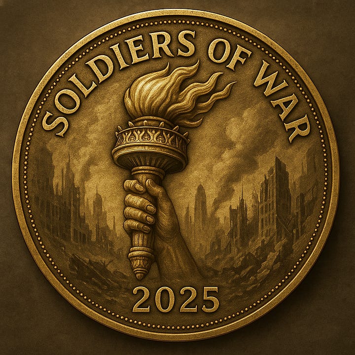 Currency of chaos. Tokens of truth. Each coin minted for a moment we swore couldn’t happen—then did. “Monopoly Night” reminds us who owns the board. “Soldiers of War 2025” reminds us who pays the rent on ruins.