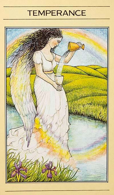 The Temperance Tarot Card Meanings - Major Arcana - TarotLuv