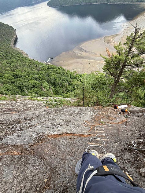 Via Ferrata in Saguenay Fjord National Park
