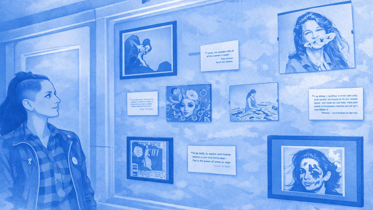 Challenging Stereotypes in Tech Through Feminist Art