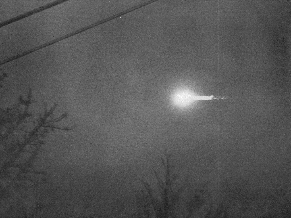 The meteor from Utica, N.Y. Dana De-George / Life Magazine