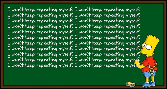teaching style: the art of repetition. – THE LIFELONG LEARNER