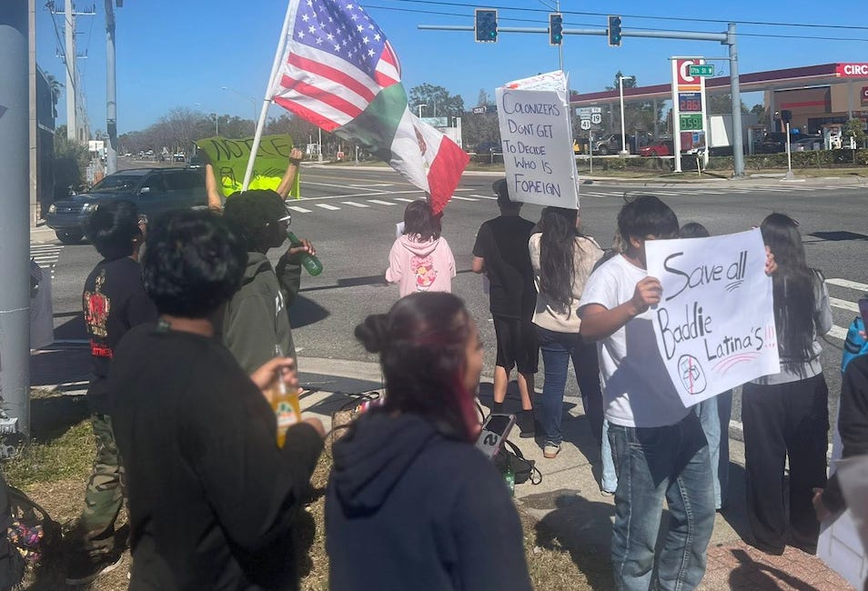 Palmetto High Students Walk Out to Protest Federal Immigration Policies