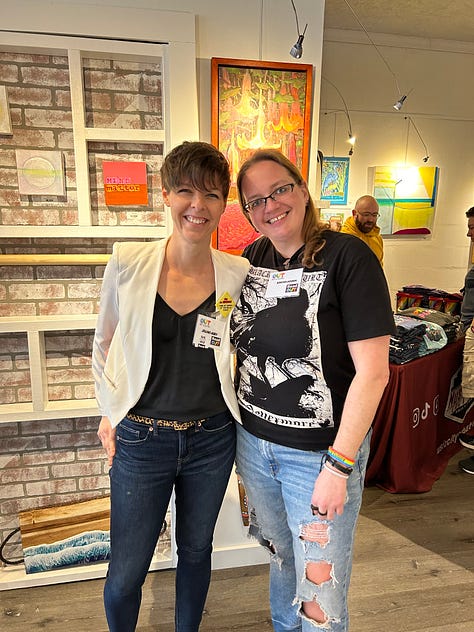 A gallery of 8 photos of author Jillian Abby and her fellow author friends including Brittany Ranew, Asha Frost, Kristin Zimmer, Alisha Das, Giovanni Washington, Alex Reegan, Nancy Levin, and Vicki Iskandar.