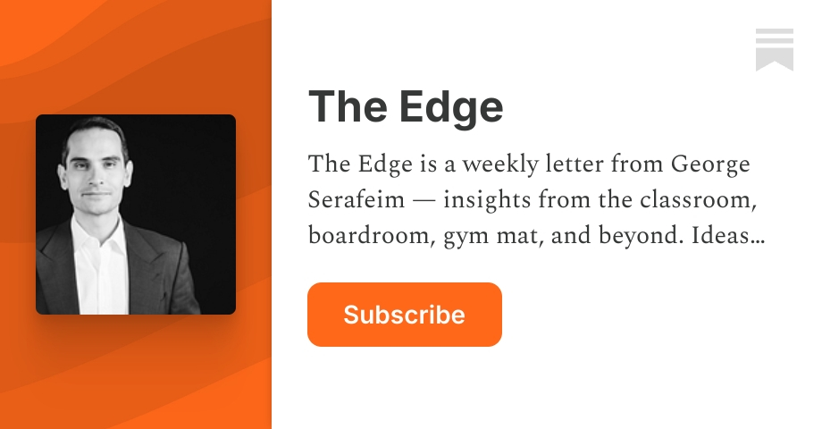 The Edge | George Serafeim | Substack