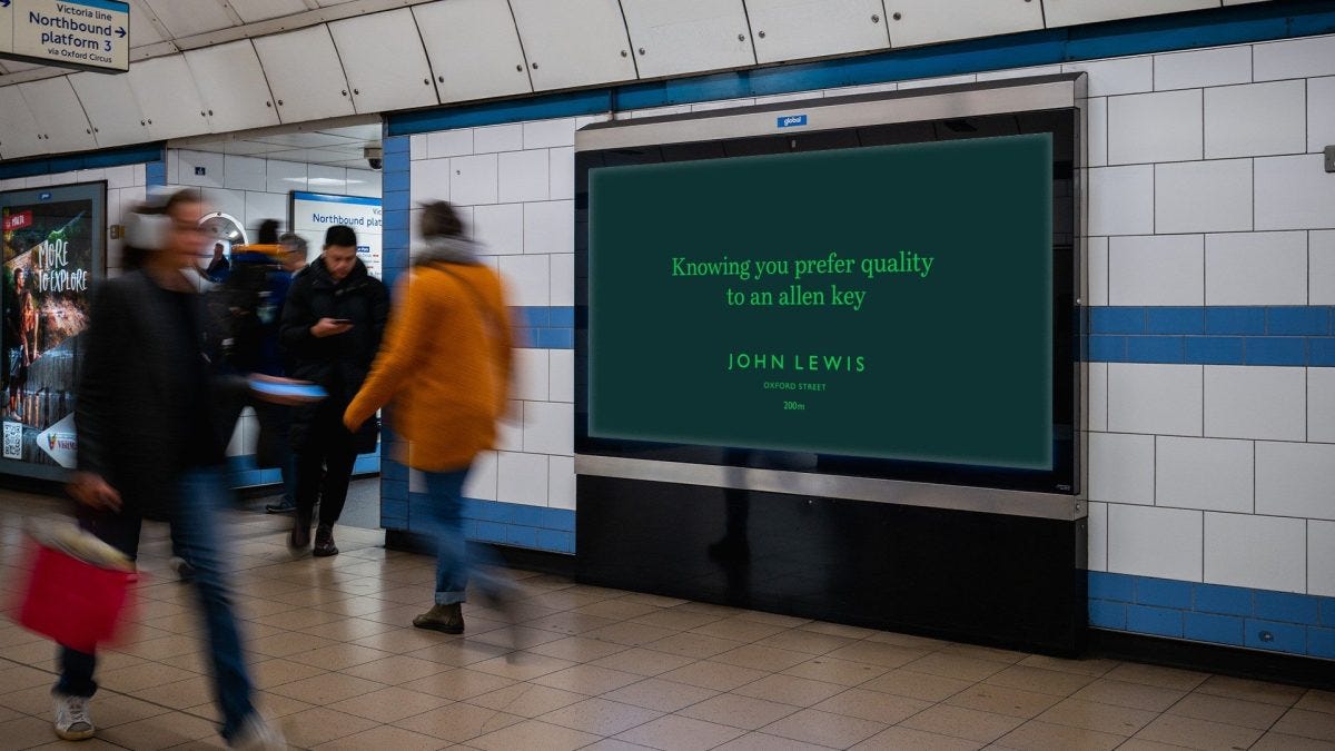 John Lewis ‘Never Knowingly Undersold’ ad campaign unveils cheeky reference to new Swedish neighbours