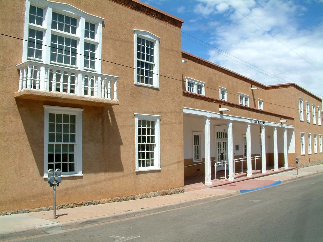 The Villagra Building in Santa Fe, New Mexico The Villagra Building in Santa Fe, New Mexico