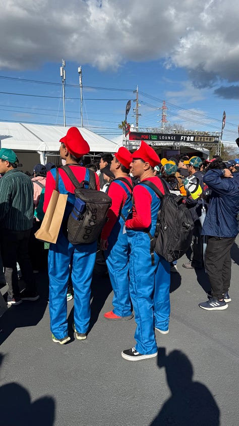 Suzuka F1 Fans. (via The Drive)