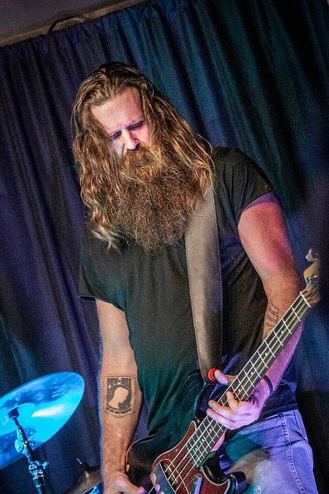 Nick Williamson, Bass, Better Strangers / photos by Troy Larson and Ernest Cooper