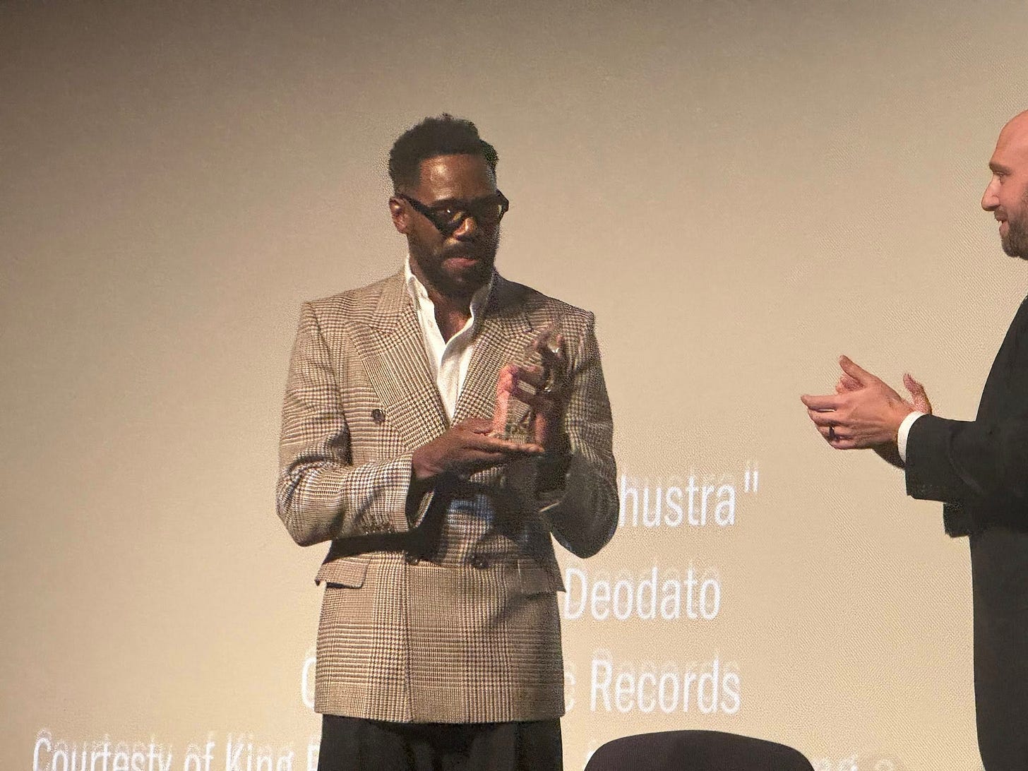 May be an image of text that says 'hustra" Deodato Records Caurtantu of CourtactuotKina Kina'