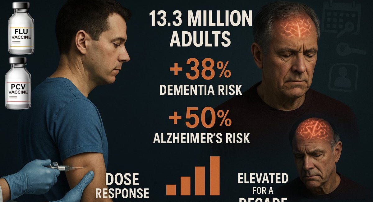 DEMENTIA & ALZHEIMER'S DISEASE CURE PROTOCOL: Study Shows Common Vaccines Increase Risk of Dementia and Alzheimer’s by 38-50%