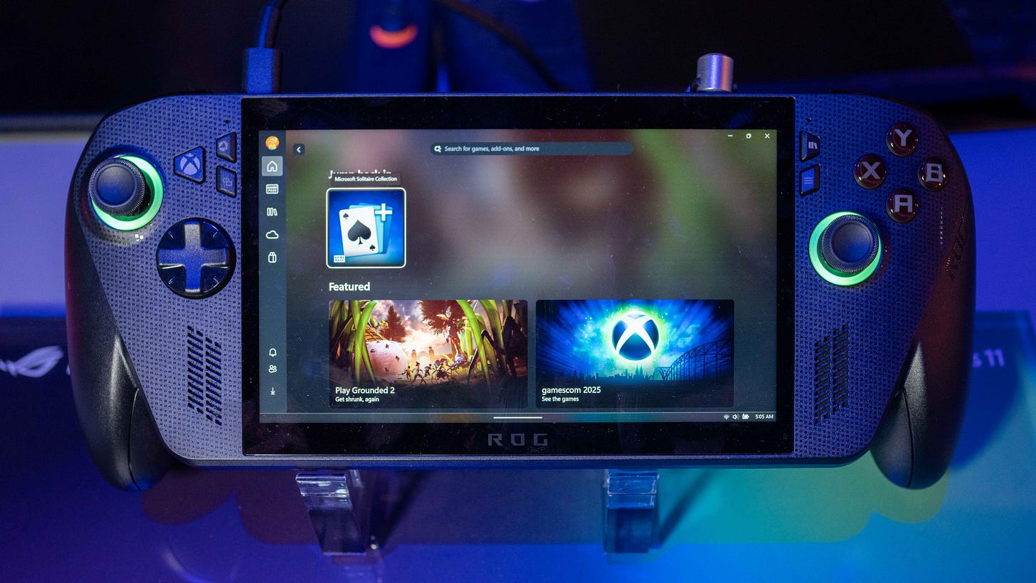 Asus ROG Xbox Ally X gaming handheld