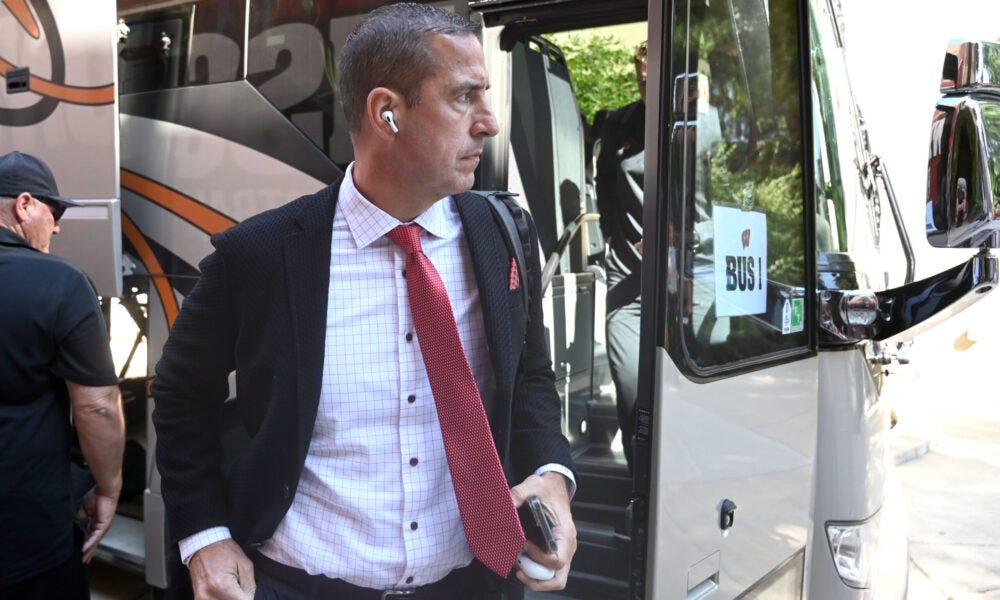 Wisconsin football; Badgers head coach Luke Fickell