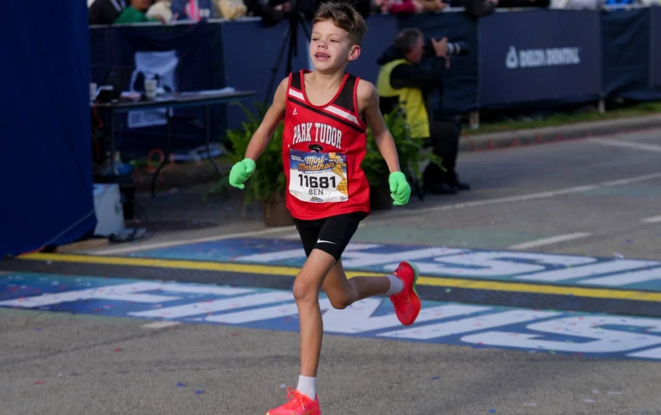 An 11-Year-Old Just Ran 1:20:14 Half Marathon and Dropped His Dad Doing It 1