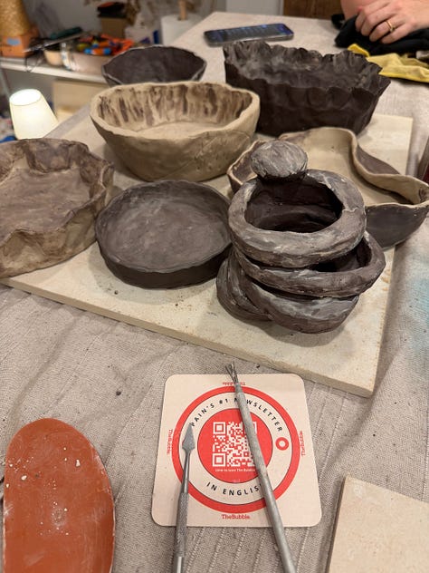 The Bubble Spain Events - Ceramic & Wine