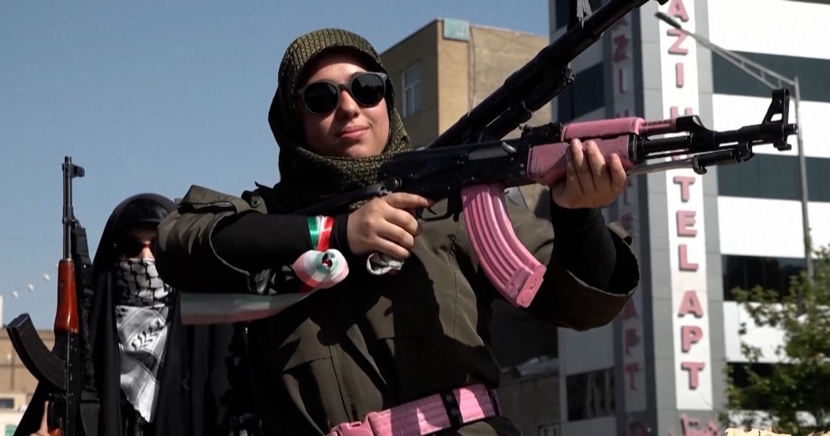 Why Is Iran Parading Pink Weapons? To Coerce Women Into Militancy, Says Rights Expert Why Is Iran Parading Pink Weapons? To Coerce Women Into Militancy, Says Rights Expert