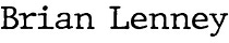 Brian Lenney